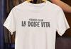 Футболка La Dolce Vita – Федерико Феллини, Футболка Итальянского Кино