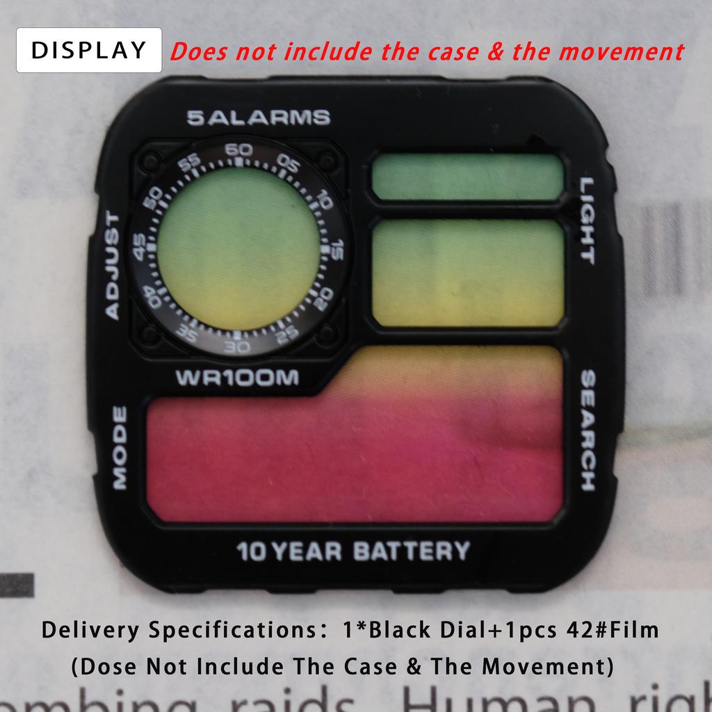 AE1200 Металлический циферблат и корпус Мод-комплект Модифицированный Улучшенный Медный циферблат Стальной корпус Для Casio 3299 AE-1200 Замена Аксессуары для часов