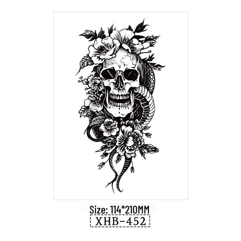 3D реалистичные временные татуировки-наклейки с изображением бабочек, тигров и змей