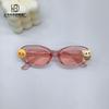 Fashion Oval Frame Children'S Sunglasses Fashion Sun Protection Uv Protection Baby Sunglasses Children'S Glasses