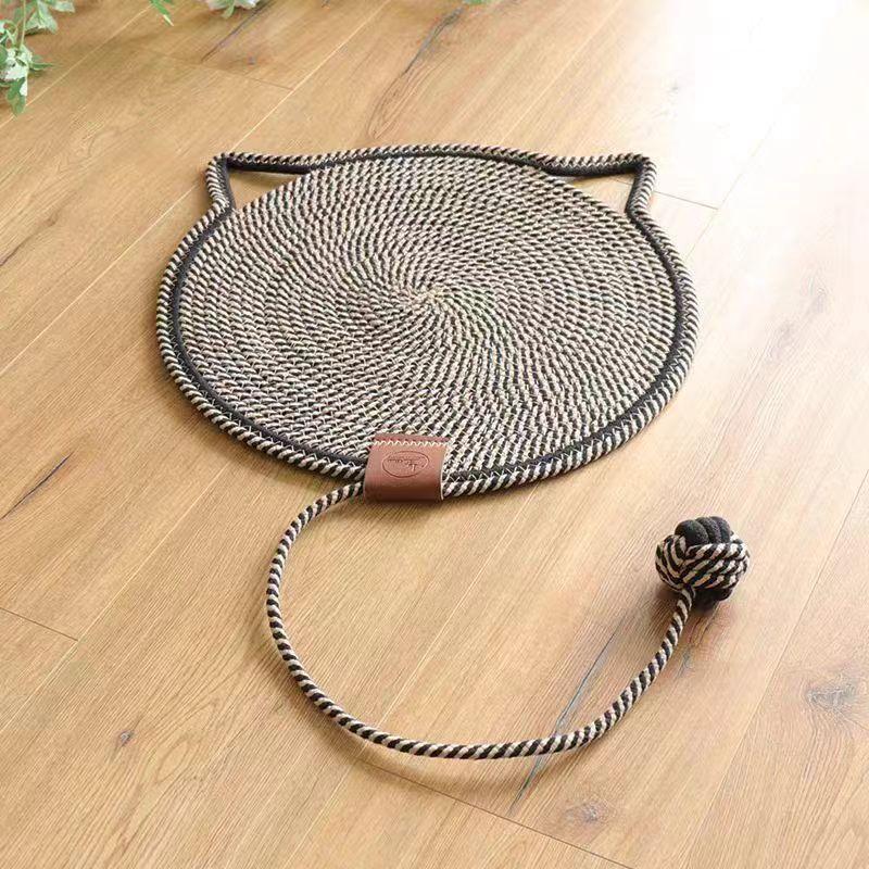 Round Shape Cat Scratcher Mat Sofa Furniture Protector Claw Care Cat Scratching Board Pet Supplies For Indoor