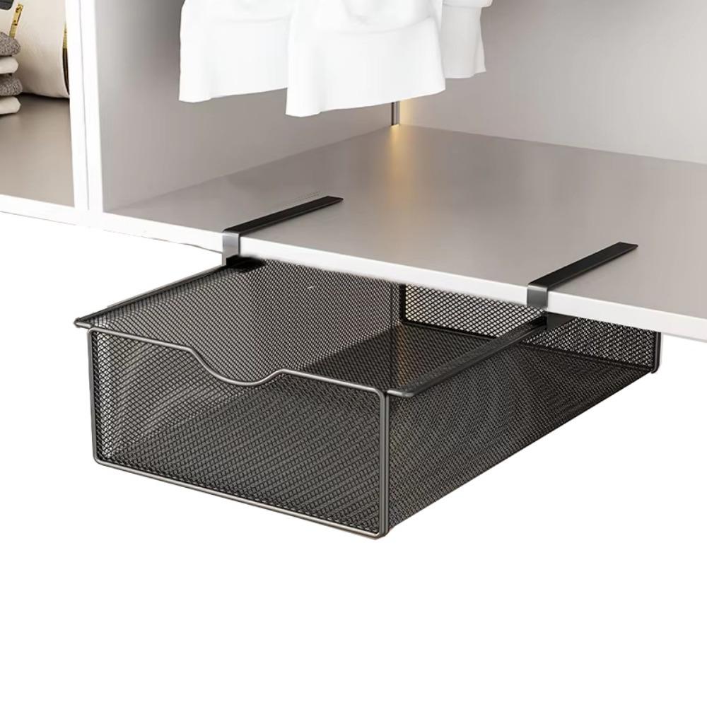 Divided Cabinet Mesh Drawer Breathable Wardrobe Clothes Organizer Closet Hanging Basket Socks