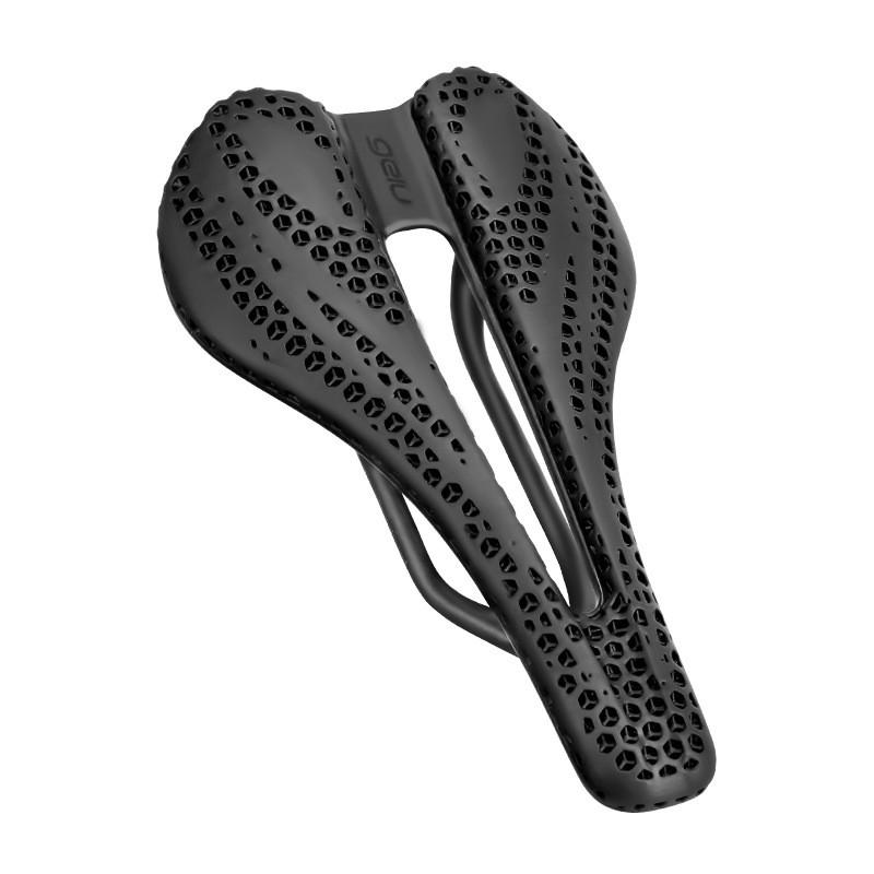Ultra-Light Carbon Fiber Bicycle Saddle 3D Printed Gel Pad Road Bike Seat 136g T80 Model