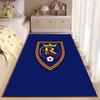 "Blue Crest with Crown & Ball" suitable as a non-slip mat for the living room or bedroom sofa