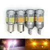1156 BA15S P21W 7440 W21W LED Bulbs 36SMD CanBus Lamp Reverse Turn Signal Light LED Lights for Car Vehicles White Amber