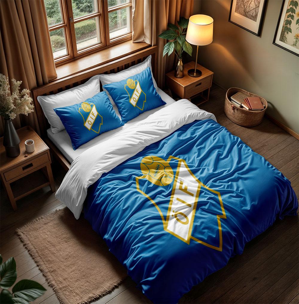 Djurgården Duvet Cover Set Without Sheet King Queen Double Full Twin Single Size Bed Linen Set