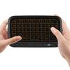COOLAY H18+ Ultra-Compact Wireless Touchpad Keyboard, 2.4GHz Wireless Connection, Integrated Keyboard and Mouse, Backlit Trackpad, Full-Screen Touch,