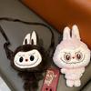 Очаровательная плюшевая мультяшная сумка через плечо для девочек, мягкий и стильный мешочек для хранения Labbubu