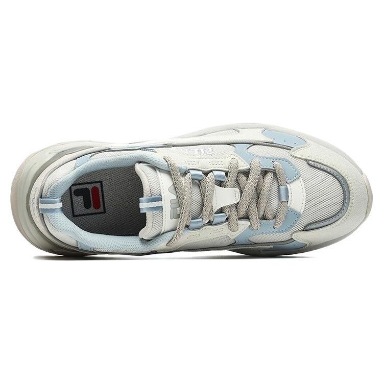 Fila Rayflide Fabric Synthetic Leather Comfortable Sports Wear-Resistant Low-Top Lifestyle Shoes Women Sneaker Fog-Gray F12W242121FMV