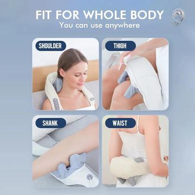 Электрический массажер для плеч, шеи, спины, разминания, многофункциональный автоматический беспроводной массажер для тела с подогревом, расслабляющий массаж мышц и шеи