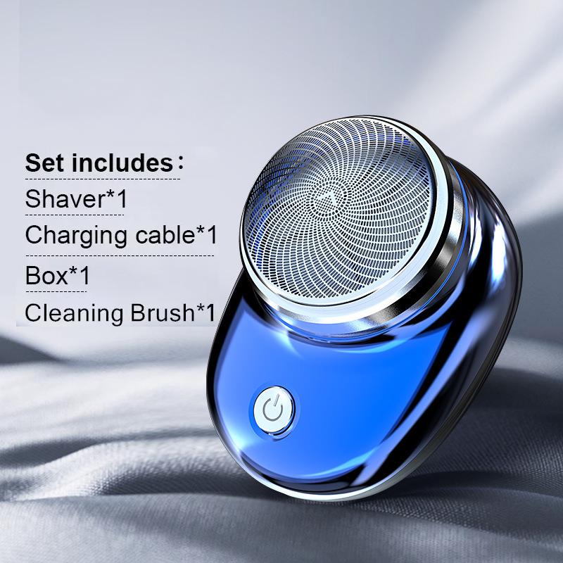 Электробритва с зарядкой, мини-карманная дорожная бритва, портативная беспроводная съемная бритва, триммер для волос на лице и теле