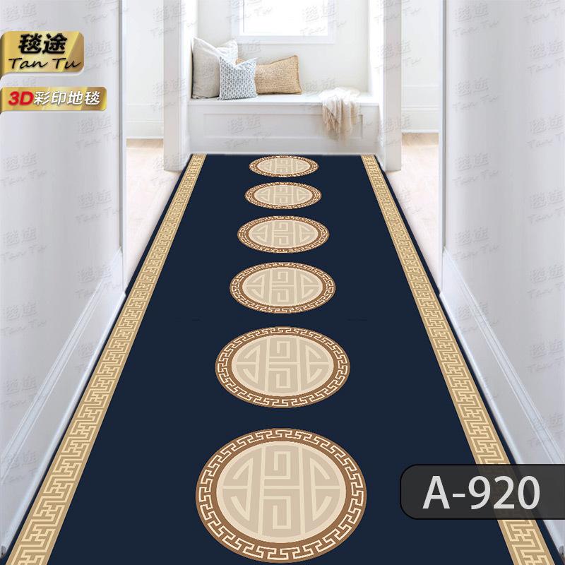 Fashion Modern Living Room Carpet Kitchen Mat Home Entrance Doormat Bedroom Decor Carpets Hallway Black Grey Anti-Slip Floor Mat