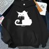 Cat What? Printed Hoodies Unisex/Women Sweatshirts Casual Hoodie Personality Pullover(Ship In 48 Hours)