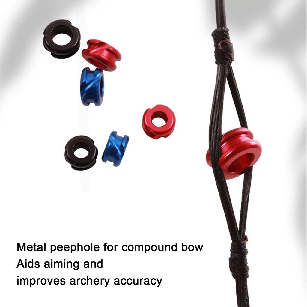 Лучный пип-сайт Пип-сайт Блочный лук Пип-сайт Алюминиевый сплав 3/16 дюйма Многофункциональный Охотничий лук Пип-сайт для SP728