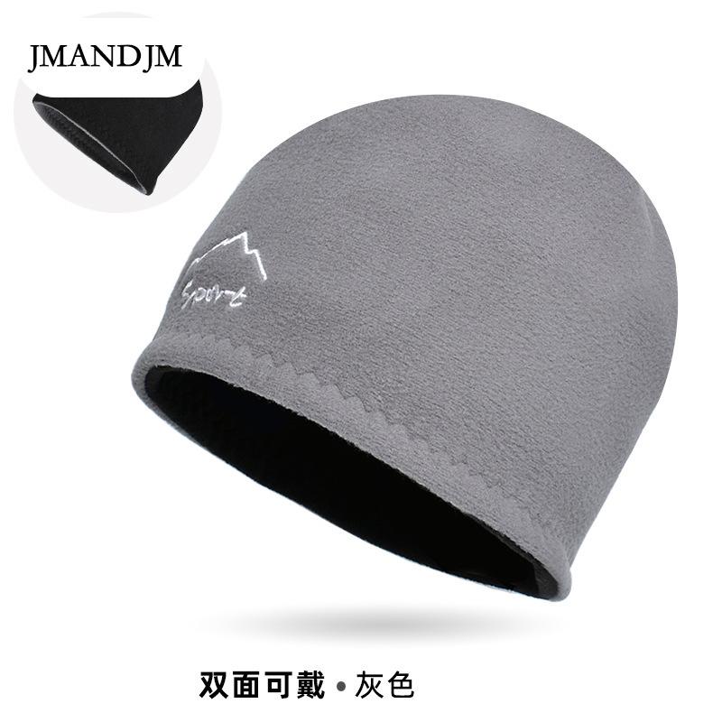 Новая зимняя холодная лыжная шапка мужская уличная шапка Baotou флисовая двухсторонняя ветрозащитная теплая шапка