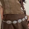 Ethnic Style Metal Embossed Waist Chain Women'S High-End Belt Decoration With Dress Waist