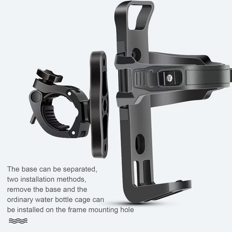 Велосипедный держатель для бутылки, велосипедная стойка для бутылки, быстросъемное крепление на круглую трубу, флягодержатель для мотоциклов и велосипедов