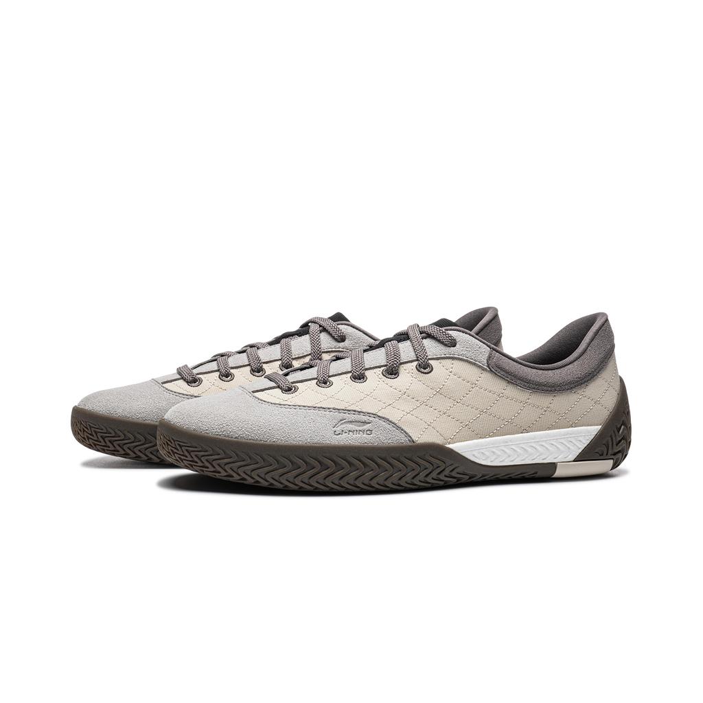 Мужские кроссовки Li-Ning Broken Grid V2 Повседневная обувь Мужская низкая Сталактитовый серый/Дымчато-серый