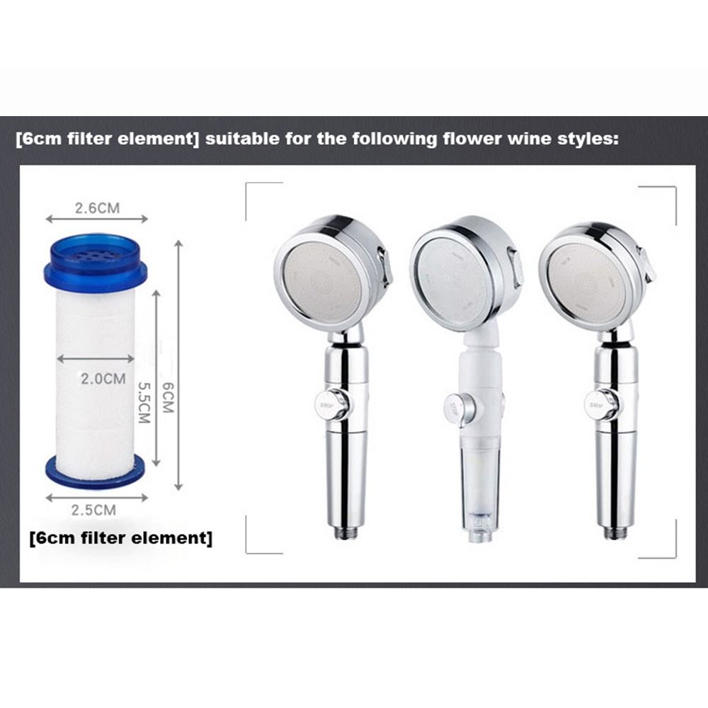 Cartridge Shower Head Filter PP Cotton Filter Cartridge Most Hand Held Bath Sprayer