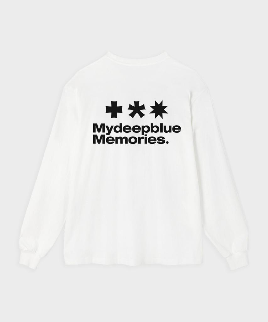Maidibbeullumemolijeu Mm Символ Логотип Футболка с длинным рукавом(белый)
