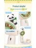 Compact USB Rechargeable Low Noise Donut-Shaped Handheld Turbo Fan