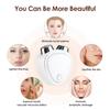 Массажер для лица, уход за кожей, для похудения, двойной подбородок, микротоковая подтяжка лица, машина против морщин, звуковая вибрация, V-красота лица
