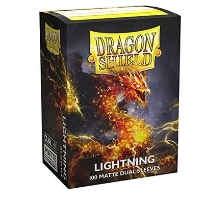 Протекторы Dragon Shield Matte Dual Sleeves Стандартный размер Молния 100 штук AT-15047