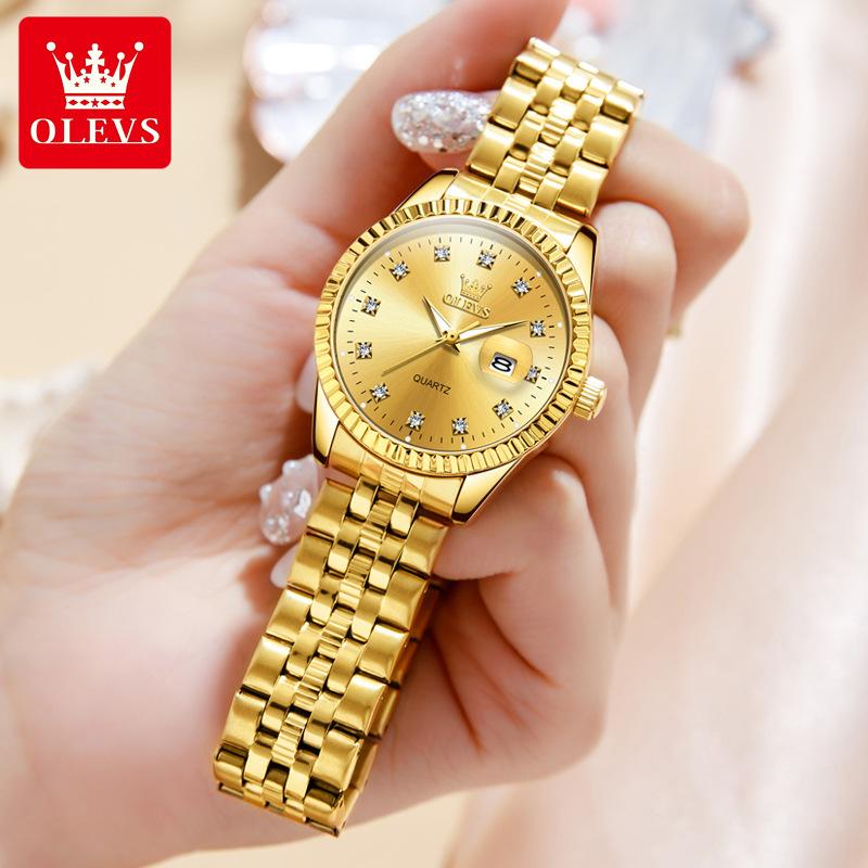 OLEVS Brand Quartz Watch 520 Valentine's Day Lovers Watch Fashion Waterproof Men's Watch Men's Watch