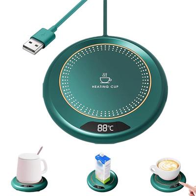 Подогреватель кофе с питанием от USB и 3 температурными режимами, портативный USB-подогреватель чашек с автоматическим отключением через 8 часов, USB-подогреватель кружек Smart Touch для офиса и дома