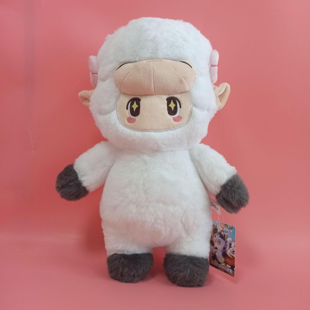 Licensed Yuen Officially Meng Zhi Xing Plush Toys Featuring Cute Sitting Animals