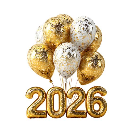 1/2 листа Наклейка на окно к Новому 2026 году Съемная Водонепроницаемая Статическая Наклейка на стекло С Новым годом Праздничное Фестивальное Украшение Декаль