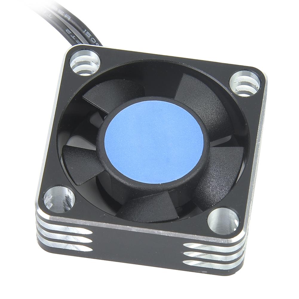 Metal 504 Motor ESC Cooling Fan Heat Sink RC Car Accessory Upgrade Parts (Orange Black)