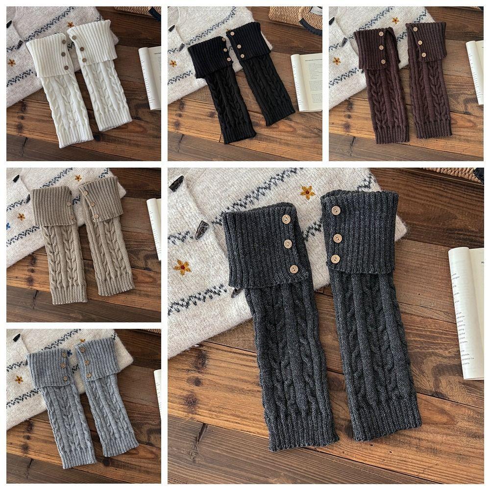 Детские гетры в стиле Харадзюку Японский стиль Длинные носки для детей Милые вязаные носки в стиле Лолита Зима