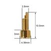 1/2Pcs Universal Pin Socket Female Socket Mmcx Pure Copper Gold Plated Built-In Hreaded Nut Holder Headphone Plug