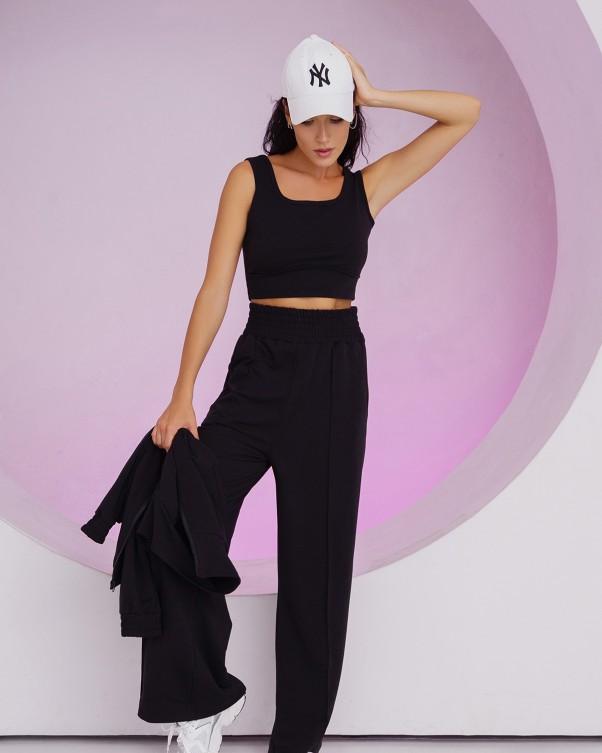 Костюм тройка с широкими брюками ISSA Plus