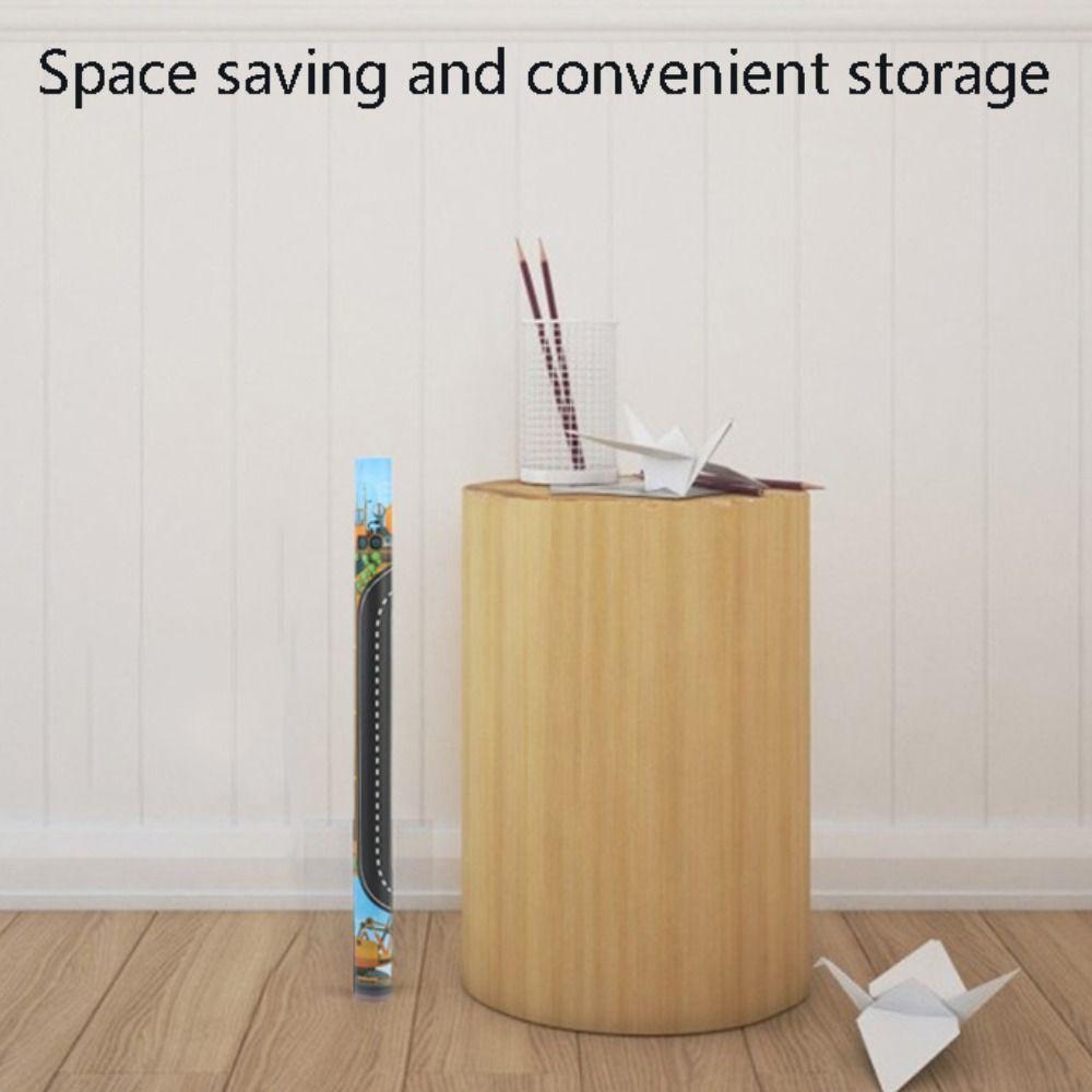 Интерактивный игровой коврик «Город и дорожное движение» с транспортными средствами и знаками для творческой игры в помещении