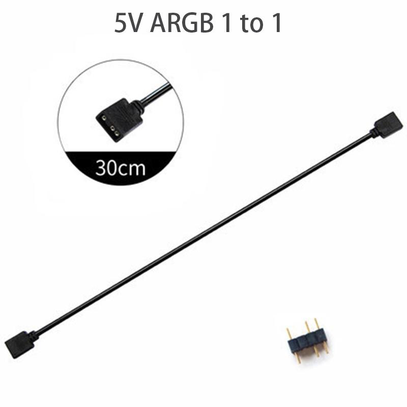 Синхронизирующий кабель для материнской платы 4-контактный 12V RGB 3-контактный 5V ARGB 1-в-2/1-в-3/1-в-4/1-в-5 Линия расширения