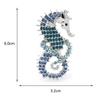 Wuli &Baby New Seahorse Брошь Булавки Подарочные Женские Броши Классические Ювелирные Изделия Аксессуары 4 Цвета Значок