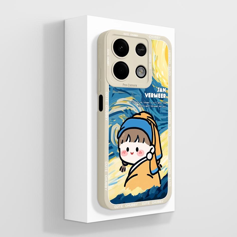 Чехол для Xiaomi Redmi Note 12 13 K70 K60 K30 K50 Pro A3 задняя крышка милая панда Мягкая силиконовая защита экрана чехол для телефона с защитой от падения Роскошный корпус Капа