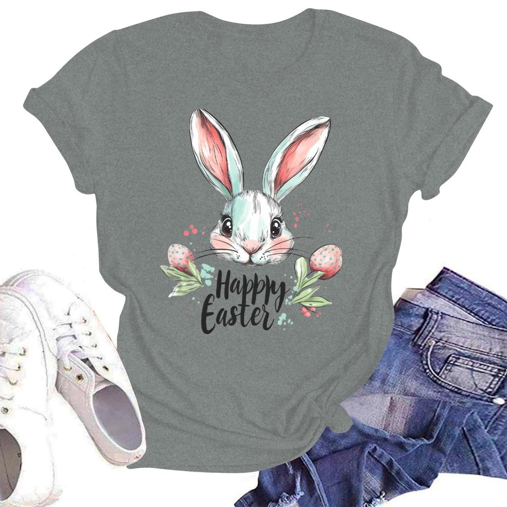 Женская повседневная свободная футболка с принтом, круглый вырез, пуловер, короткий рукав, топ