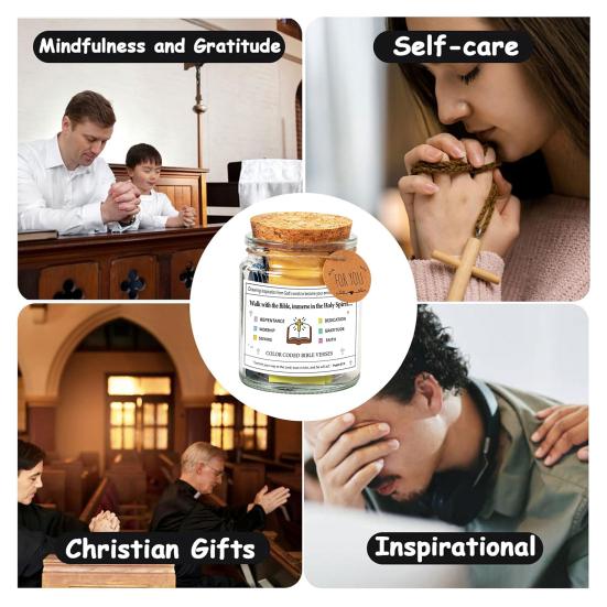 Bible Verse Jar Read Me When Bible Verses Jar Daily Prayer Hope Jar with 90 Verses Christian Gifts for Women Men