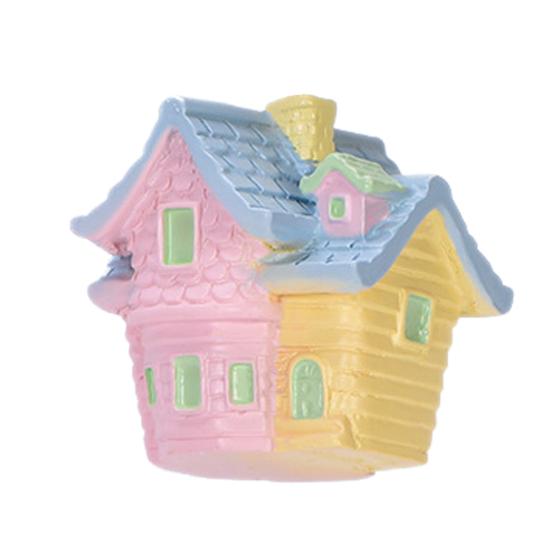 Мини-воздушный летающий дом, многоэтажное здание, пейзаж, украшения для дома, декор