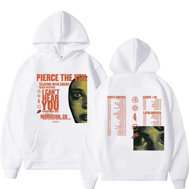 Pierce The Veil Принтованные Худи Унисекс Модные Графические Толстовки с Длинным Рукавом Мужские/Женские Удобные Худи Топы