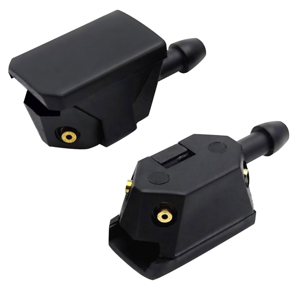 2Pcs Car Universal Front Windshield Washer Wiper Sprayer Nozzle Window Water Spray Sprinkler Jet