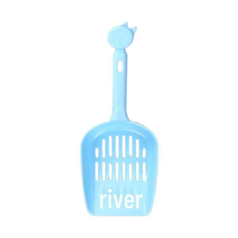 Совок для кошачьего туалета из тофу с тонкой длинной ручкой и маленькими отверстиями