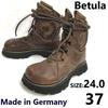 Betula Leather Boots Germany Size 24.0 Unisex Brown(USED)