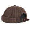 Warm Thick Knitted Beanies Women Men Winter Hat Fashion Docker Sailor Biker Cap Vintage Brimless Hat