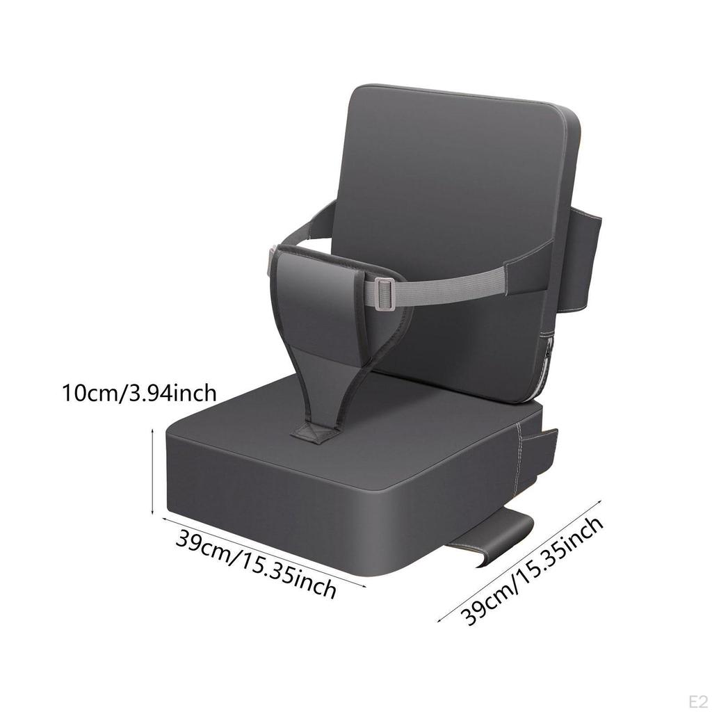 Детское сиденье для обеденного стола, переносной детский стульчик, подушка для детей, 39 см x 39 см x 10 см, темный