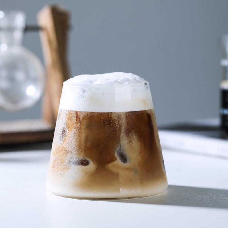 Простой утолщенный однослойный стакан, прозрачный бытовой стакан для сока и напитков, из высокоборосиликатного стекла, стакан для холодных напитков, термостойкое стекло