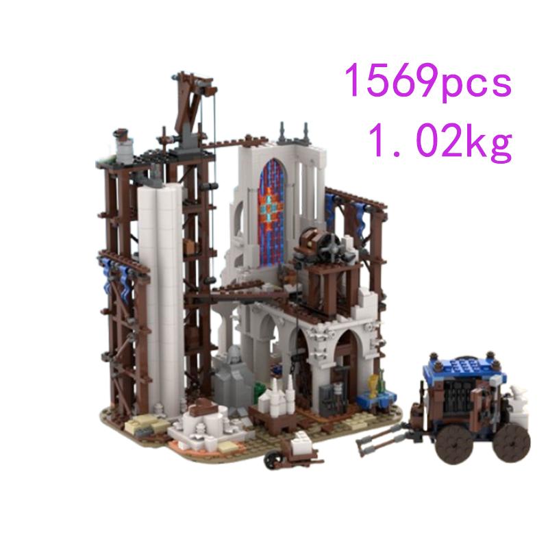 32 штырька MOC -138840 164544 147712 131234 132530 здание из серии "Вид на город" сборка из мелких деталей строительные блоки головоломка игрушка модель gi